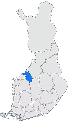 Keski-Pohjanmaa kartta - Kodinplaza.fi