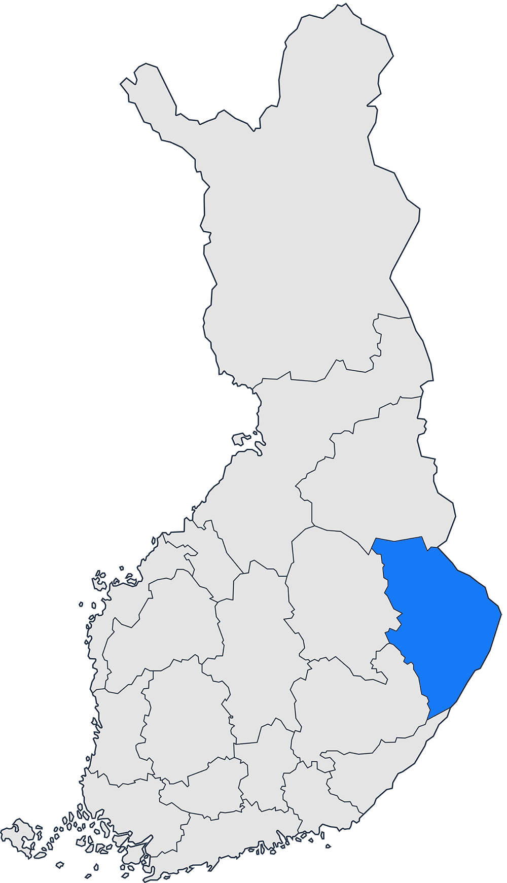 Pohjois-Karjala kartta - Kodinplaza.fi
