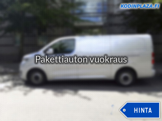 Pakettiauton Vuokraus Kuopio Aina Edullinen Kuopion Pakut